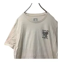 アディダス　トレフォイルロゴ　モノトーン　バックプリント半袖Tシャツ　バラ