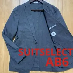 スーツセレクトデニム調グレーテーラードジャケットAB6