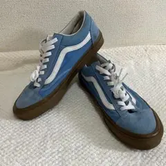 VANS バンズ　スタイル36 GUMBLUE スニーカー 27 ガムソール　青