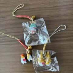 ご当地キティ　根付けストラップ　名古屋３点セット