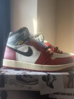 Nike Air Jordan 1 UNION レッド/ホワイト/ブラック