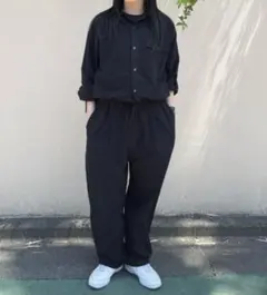 新品未使用タグ付き nugu ニットジャンプスーツ ニットオールインワン 