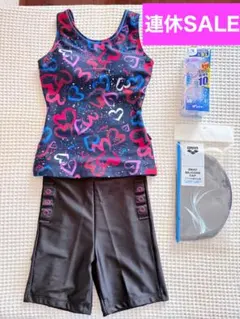 【3連休SALE】銀座三越購入 アリーナ水着 3点セット S/7号 未使用品