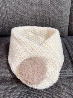 ふわもこショートマフラー