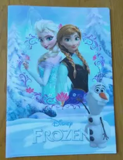 ディズニー アナと雪の女王 2ポケット クリアファイル A4 アナ エルサ