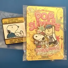 PEANUTS ピンズコレクション　スヌーピー　pop&surprise