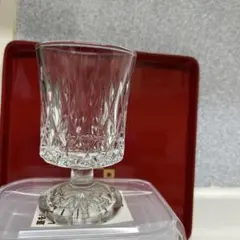 ❣️昭和レトロ❣️クリスタルガラス フット付きグラス 5個セット