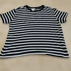 H&Mの白黒ボーダーTシャツ