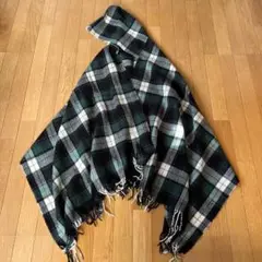 ポンチョ フード付き ボタンなし
