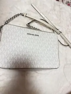 美品‼️MICHAEL KORS ショルダーバッグ ホワイト