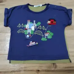 ファミリア　80 ネイビー 半袖Tシャツのサムネイル