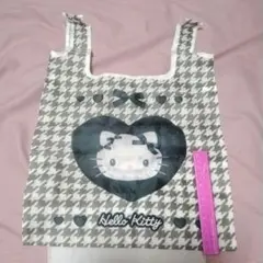 Hello Kitty ハローキティエコバッグ 千鳥格子ハウンドトゥース柄
