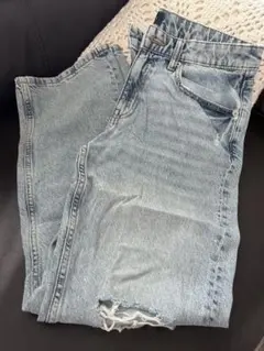 AEROPOSTALE ダメージジーンズ ライトブルー サイズ:4ショートのサムネイル