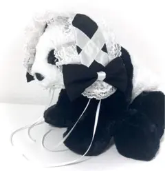 ヘッドドレス ヘアメ 黒 白 ロリータ ロリィタ lolita ハンドメイド