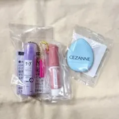 キャンメイク・ケープ ガチャガチャ＋セザンヌ ミニパフ