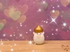 可愛い*°♡金運ブタ☆ミニチュア　ガラス細工☆