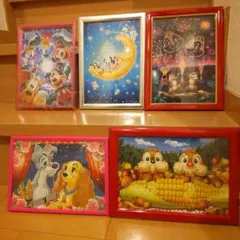 ディズニーキャラクター ジグソーパズル 5点セット