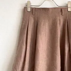 Karl Park Lane ひざ丈スカート フレア 毛100% シンプルのサムネイル