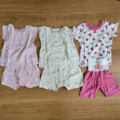 フルーツ柄パジャマセット 80cm