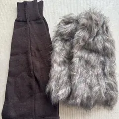 Y2K レッグウォーマー 2つセット