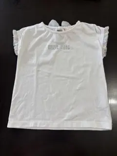 メゾピアノ　リボン付きTシャツ　110cm