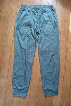 デサント　ブルーグレー ストレッチパンツ　ランニング　ヨガ　スポーツ　長ズボン