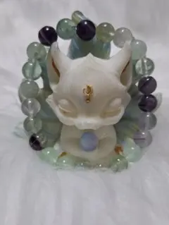 天然石　パワーストーン　フローライトのブレスレット2本セット