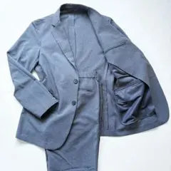 GU ジーユー ウォッシャブルテーラードジャケット グレー セットアップ M S