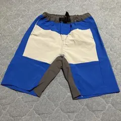 140サイズ ハーフパンツ 青・ベージュ・茶色