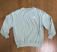 コンバース クルーネック スウェット グリーン　サイズM