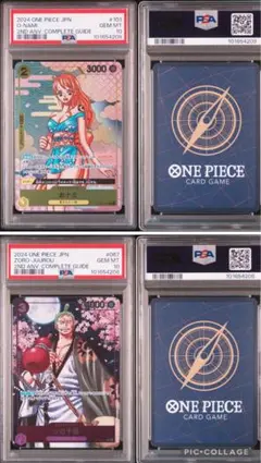 【PSA10】連番　ワンピース　2周年記念 おナミ&ゾロ十郎