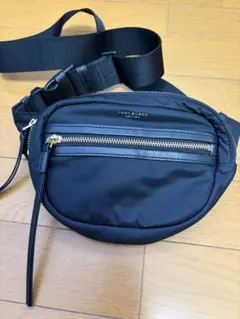 も*こ様 トリーバーチ ボディバッグ ナイロン ブラック クロスボディ