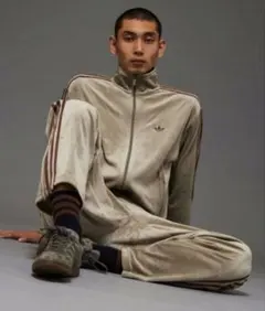 美品 adidas ファイヤーバード ベロア トラックジャケット ジャージ