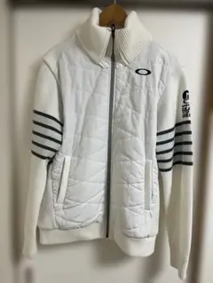 OAKLEY オークリー ゴルフウェア 中綿ジャケット ホワイト M