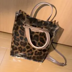 ショルダーバッグ 夏 ヒョウ柄 小型バッグ