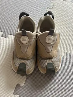 値下げIFME joob pattoベルトスニーカー Aベージュ　17.0㎝