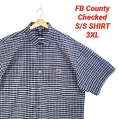 FB County 半袖チェックシャツ　HIPHOP チカーノ　3XLのサムネイル