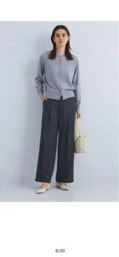 green label relaxingキチントボトムスサキソニー ワイドパンツ