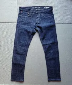 新品未使用DENHAM SKIN VJSストレートデニム W31L32 DENHAM デンハム RAZOR NISS レイザー スリムフィット カンディアーニ