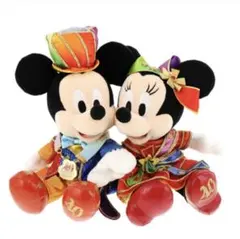 ミッキー ミニー 40周年記念 ペア　ぬいぐるみ