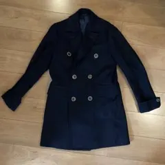 スーツカンパニー アントニオラヴェルダ カシミヤ混ウールコート M やや汚れあり