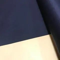 在庫限り　2m 日本製　濃紺　グレージュ　ツイル　綿100　生地　ハギレ