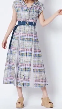 レディアゼル　チェックワンピース