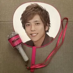 嵐 Popcorn 二宮和也 うちわ ペンライト セット