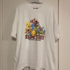 【未着用】【XL】UNIQLO UT セサミストリート Tシャツ ホワイト