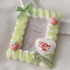 ホイップデコ トレカケース♡No.10黄緑（２色）