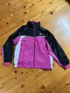 YONEX ジップアップジャケット ピンク/黒