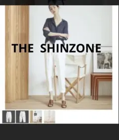 THE SHINZONE ベイカーパンツ　ホワイト 15AMSPA18のサムネイル