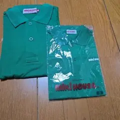 ミキハウス　 グリーン ポロシャツ M　&　100　親子セット 新品のサムネイル