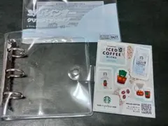 ダイソー　3穴バインダー　クリアポケットタイプ　B8　加工済み品